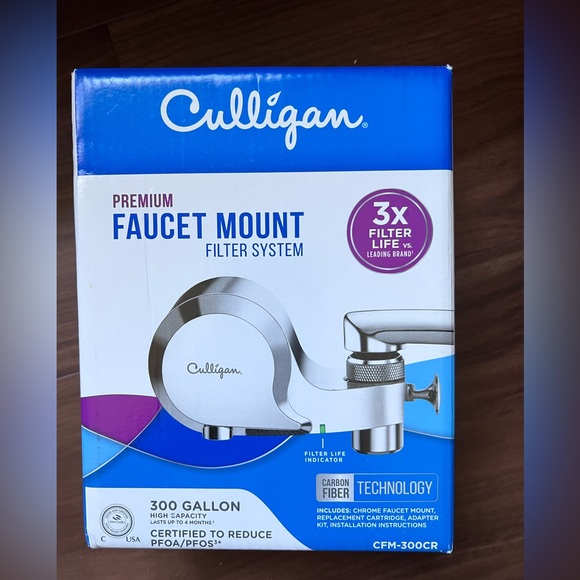 Culligan CFM-300CR, Faucet Mount Water Filter System - Picture 1 of 5